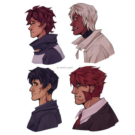 Leo, Zapp, Steven, Klaus (Kekkai Sensen)